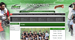 Desktop Screenshot of concordsportscenter.com
